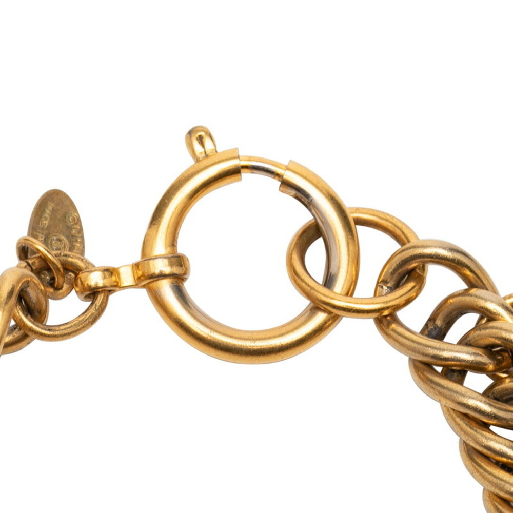 CHANEL Gold Logo Charm Bracelet - Picture 4 of 5